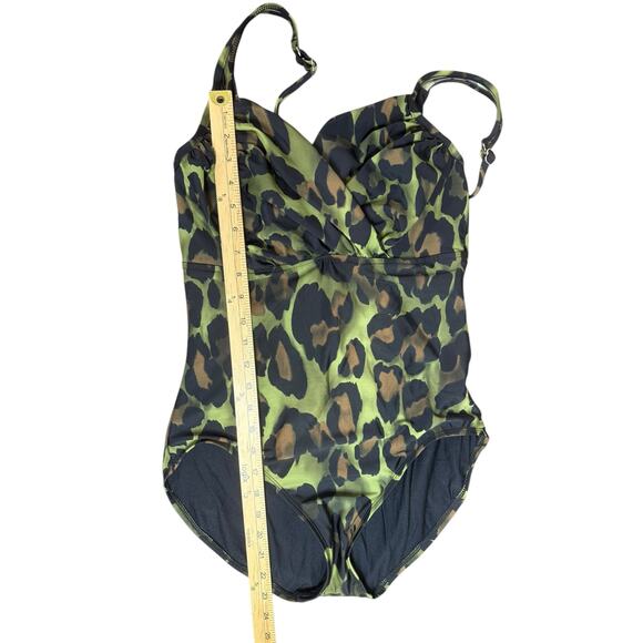 Magicsuit One Piece Swimsuit Women Bathing Suit‎ Green Animal Print Slimming - Picture 7 of 11
